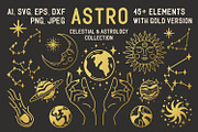 Astro - Celestial & Astrology pack, a Texture Illustration by arausidp (Thumbnail 1 of 5)