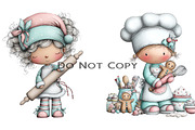 Cute Mrs Claus Clipart, an Illustration by Craft Nest (Thumbnail 6 of 9)