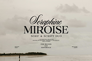 Seraphine Miroise Font Duo, a Serif Font by elvinova (Thumbnail 1 of 11)