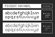Pixidot mayhem, a Symbol Font by takoliko (Thumbnail 9 of 13)
