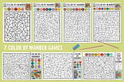 Capybara coloring games for kids, an Education Illustration by Lexi Claus (Thumbnail 9 of 17)