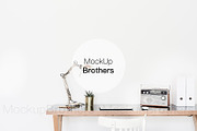 office room mockup mock up 45, a Print Template by MockUpBrothers (Thumbnail 1 of 5)