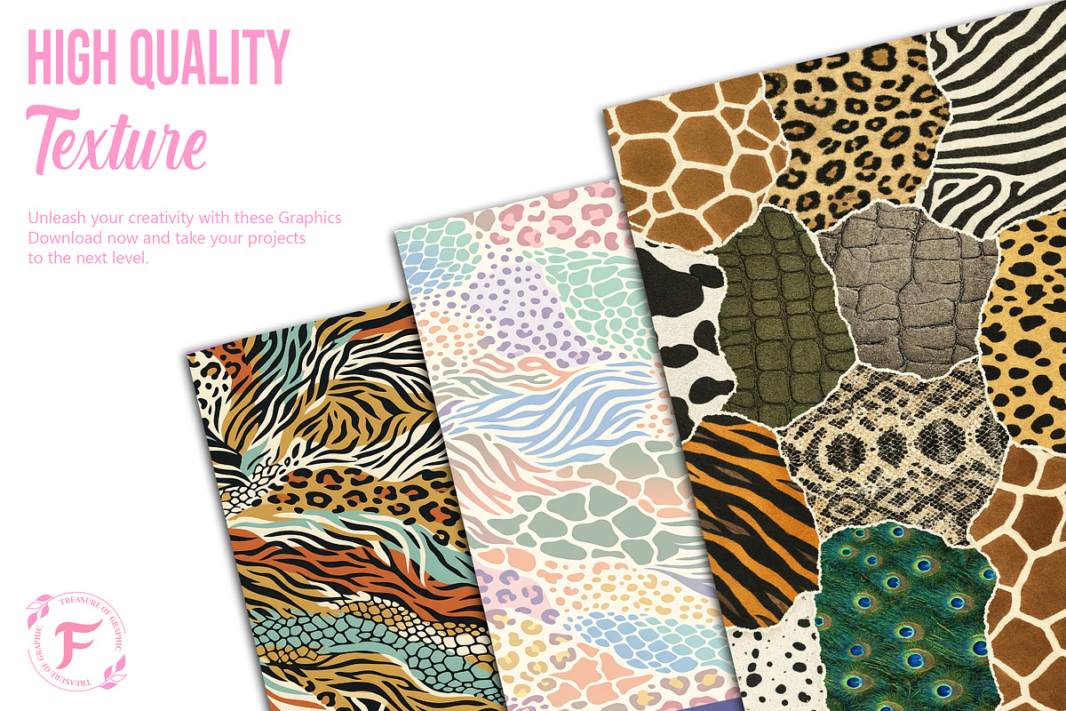 Wildlife Skin Digital Paper, a Background Graphic by Forhadx5 (Photo 2 of 12)