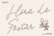 Calaya Dashed, a Script Font by Craft Supply Co. (Thumbnail 7 of 8)