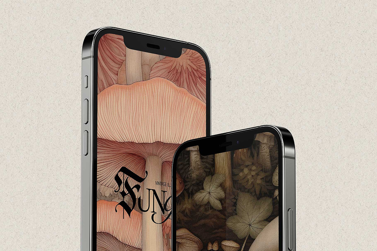 Fungi - botanical illustrations, an Object Graphic by AI Crafted Magnolia (Photo 9 of 13)