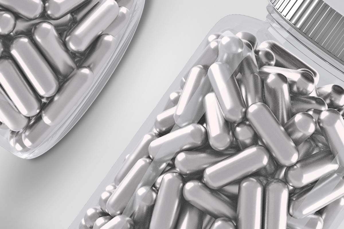Vitamins Tablets Pills Bottle label, a Product Mockup by shaman (Photo 3 of 4)