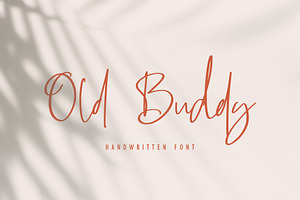 Old Buddy - Handwritten Font