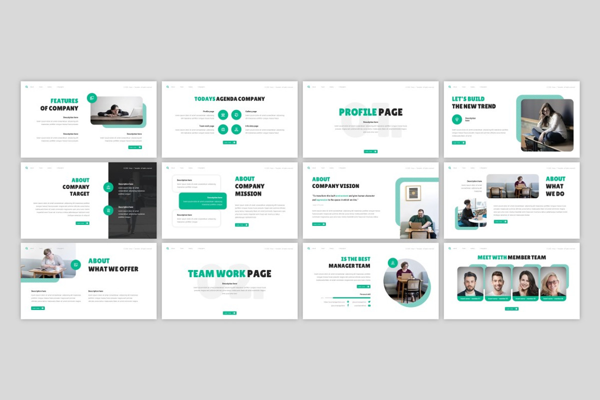Verzo - Powerpoint Template, a Presentation Template by Eighteen Studio (Photo 4 of 4)