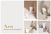 Ara Artwork Frame Mock-up Kit, a Print Template by LINII (Thumbnail 1 of 9)