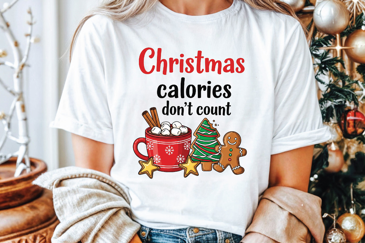 Christmas Calories Dont Count Png, an Illustration by Libby Wishes (Photo 4 of 5)