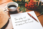 Bersambung | Handwritten Font, a Handwritten Font by filosovis (Thumbnail 4 of 5)