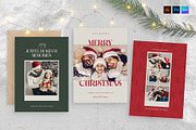 Modern Christmas Photo Card Template, a Flyer Template by BrandPacks (Thumbnail 1 of 4)
