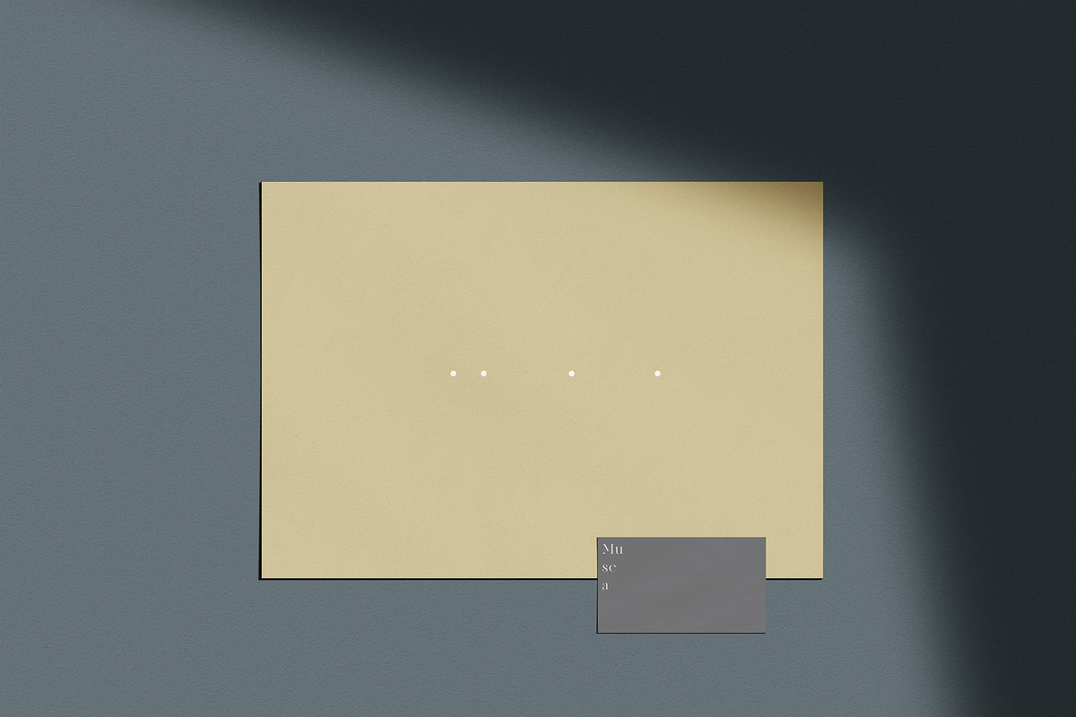 Musea Mini Stationery Mockup, a Print Template by Eugene Tantsurin (Photo 11 of 13)