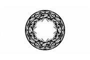 Floral Wreath Circle SVG Bundle, an Illustration by Creativeshirt (Thumbnail 21 of 51)
