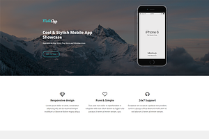 MobiApp - Responsive App Template