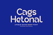 Cags Hetonal - Beautiful Sans Font, a Sans Serif Font by Imoodev (Thumbnail 1 of 5)