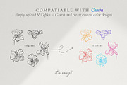 Minimalistic Spring Flowers Line Art, a Decorative Illustration by La Petite Line Art (Thumbnail 9 of 12)