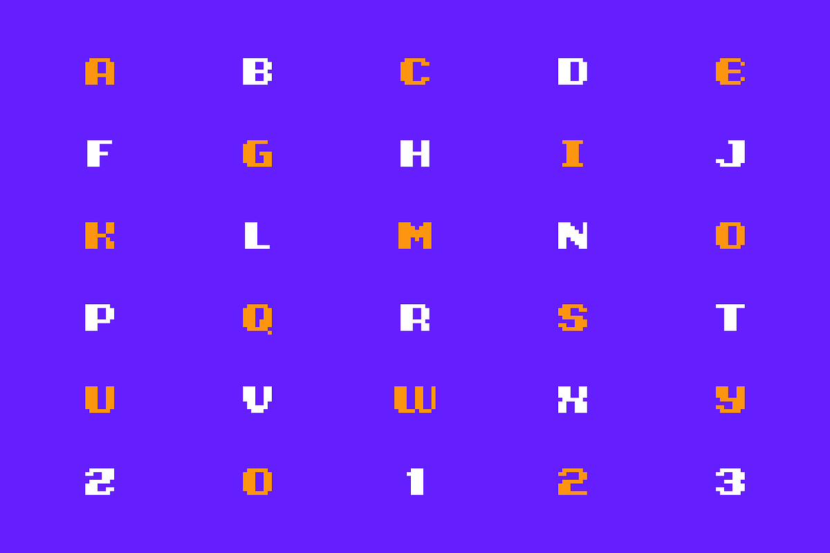 Vintagepix - Bold Pixel Typeface, a Sans Serif Font by alpercakici (Photo 8 of 10)