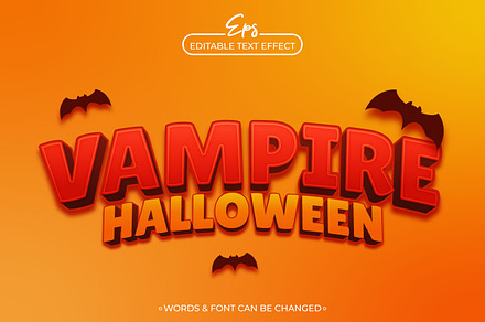 Vampire Halloween Text Effect