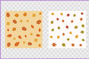 Fall Leaves Pattern Digital Papers, a Pattern Graphic by Gfx Expert Team (Thumbnail 2 of 5)