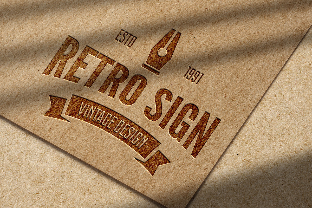 Retro Labels Set 3, a Branding & Logo Template by DCD Vector Co. (Photo 8 of 10)