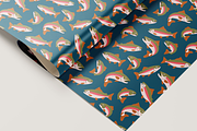 Seamless Rainbow Trout Pattern, a Pattern Graphic by EmmaGDesigner (Thumbnail 4 of 5)