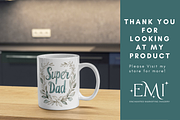 Happy Father's Day Clipart, an Illustration by NadiaTheronArt (Thumbnail 5 of 5)