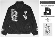 Corduroy Coach Zipper Jacket Mockup, a Hoody Mockup by DaldSgh (Thumbnail 7 of 10)
