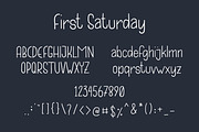 First Saturday | Hand Written Font, a Font by Kawalan Studio (Thumbnail 6 of 6)