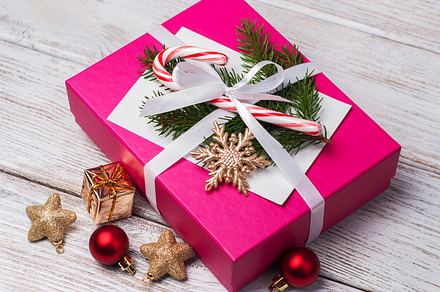 Christmas gift box containing christmas, gift, and box, a Holiday Photo by Olena Rudo