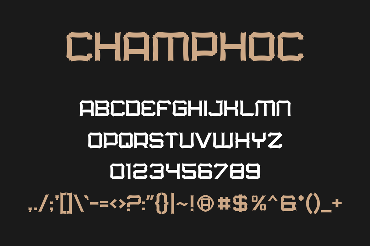 Champhoc Font, a Serif Font by albert_kalingga (Photo 4 of 5)