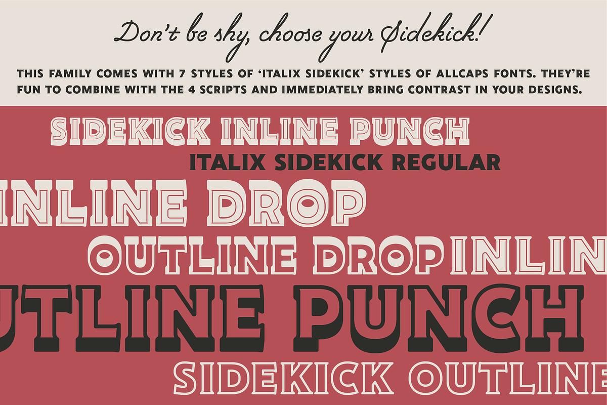 Italix - Script Font Family, a Handwritten Font by Punch (Photo 8 of 10)