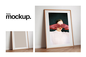 Frame Mockup #132, Wood Portrait, a Print Template by Kzara Visual Concepts