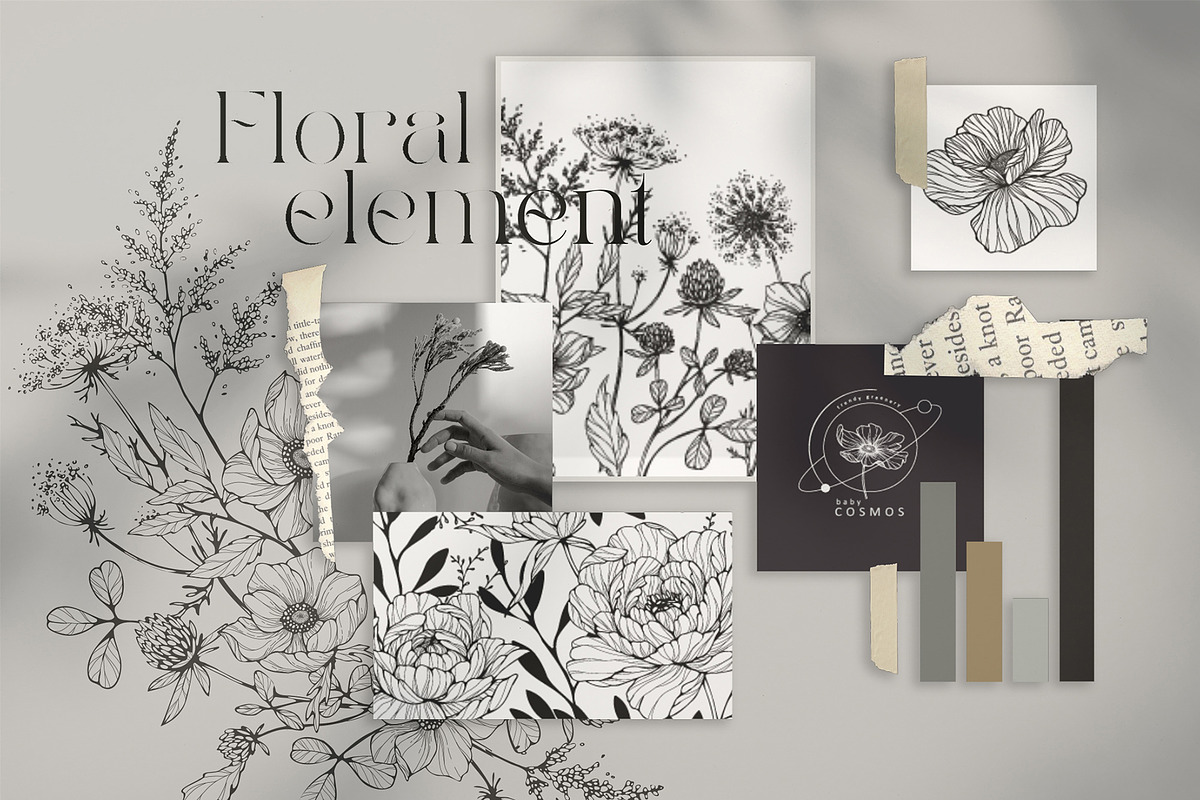 Wildflowers collection, a Decorative Illustration by Merfin (Photo 2 of 11)