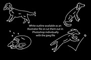 Cute Doodle Springer Spaniels, an Animal Illustration by Liz Pengilley Studio (Thumbnail 3 of 4)