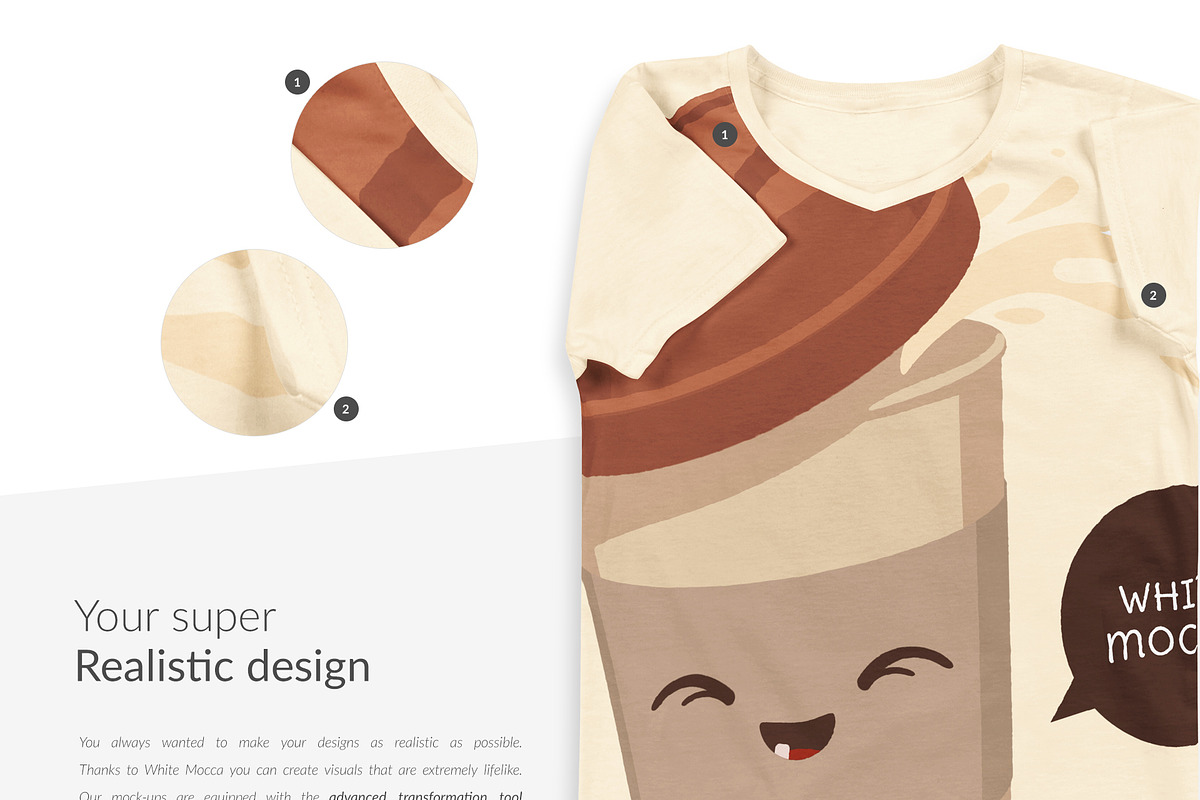 6x Women T-shirt Ghost Mock-ups Set, a Books & Magazine Mockup by Apparel_Mockups (Photo 10 of 23)