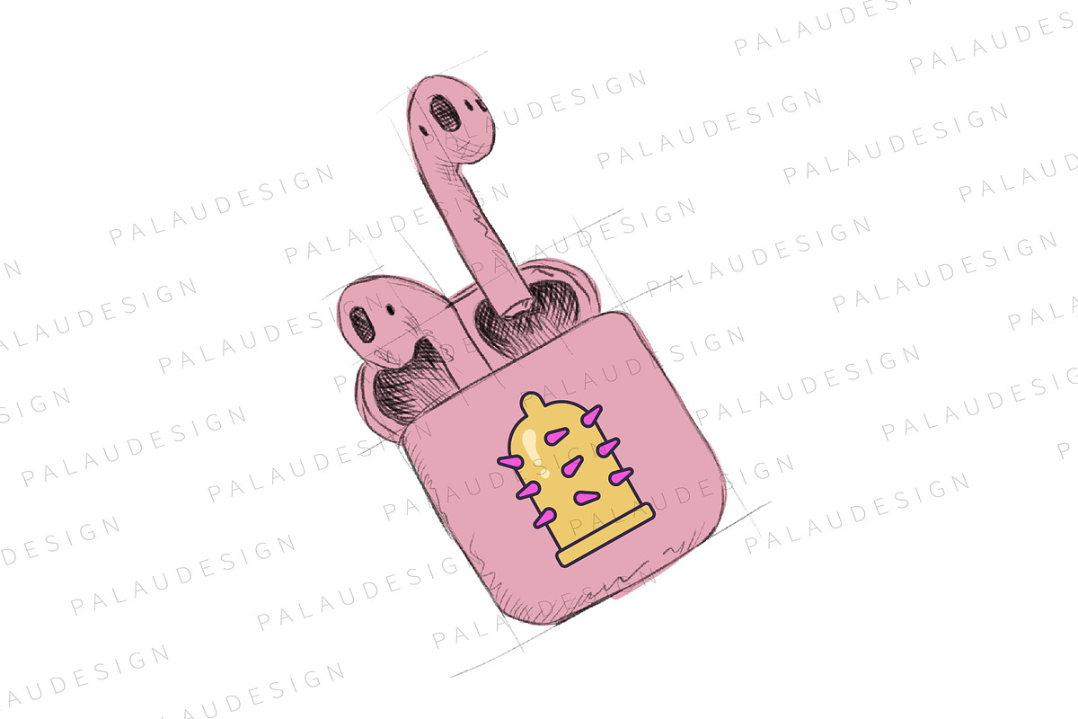 Condoms Multicolored Protection Art, an Object Illustration by Palau (Photo 11 of 11)
