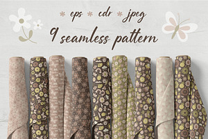 Flowers seamless pattern., a Pattern Graphic by LartGraphics