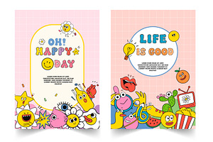 Fox Happy & Fox Happy Line Duo Font