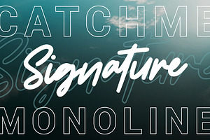 Catchme - Signature Font