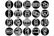 Battery power energy glyph vector, an Object Graphic by pikepicture (Thumbnail 2 of 3)