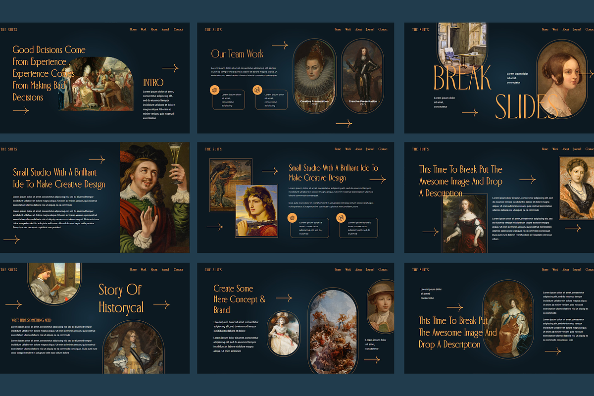 History creative design Powerpoint, a Presentation Template by Azruca (Photo 3 of 5)