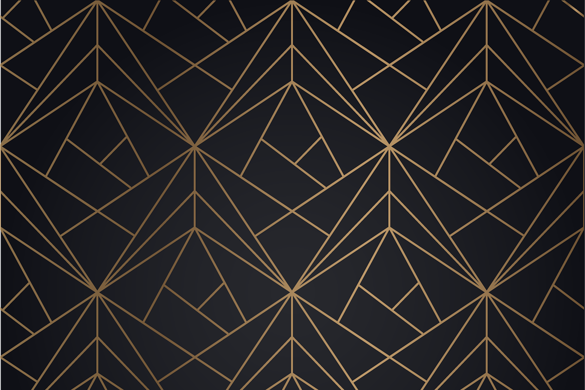 Golden Geometric Backgrounds, a Pattern Graphic by CreativesCastle (Photo 6 of 6)