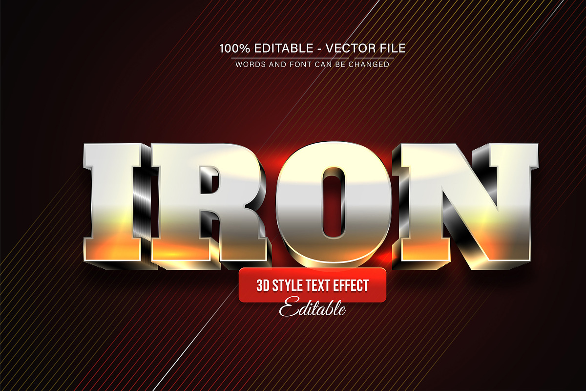 3D Text Effects Collection Vol 40, a Graphic by Aglonemadesign (Photo 9 of 9)