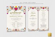Mexican Wedding Program | CANVA, a Stationery Template by Creative Market (Thumbnail 3 of 6)