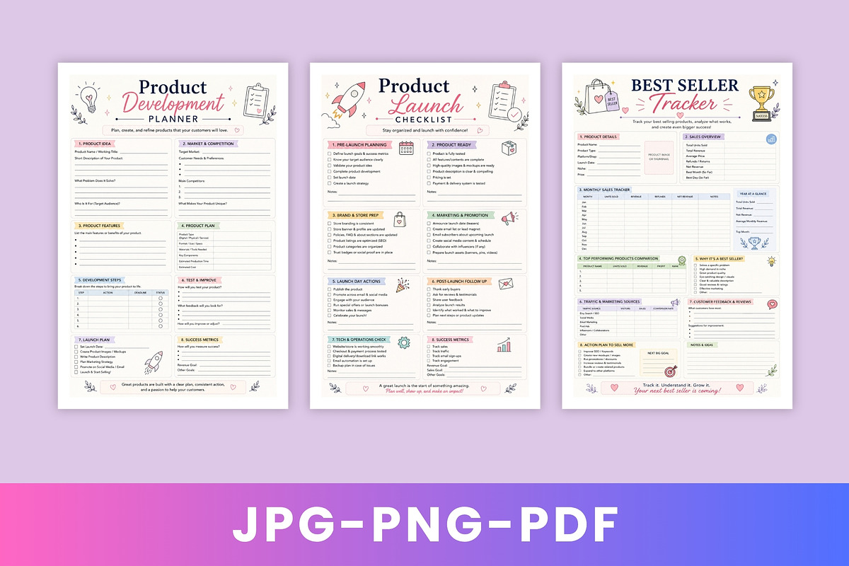 2027 Creative Seller Growth Planner, a Stationery Template by Designmela01 (Photo 2 of 6)