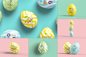 Easter Eggs Mock-up, a Product Mockup by zippypixelstudio