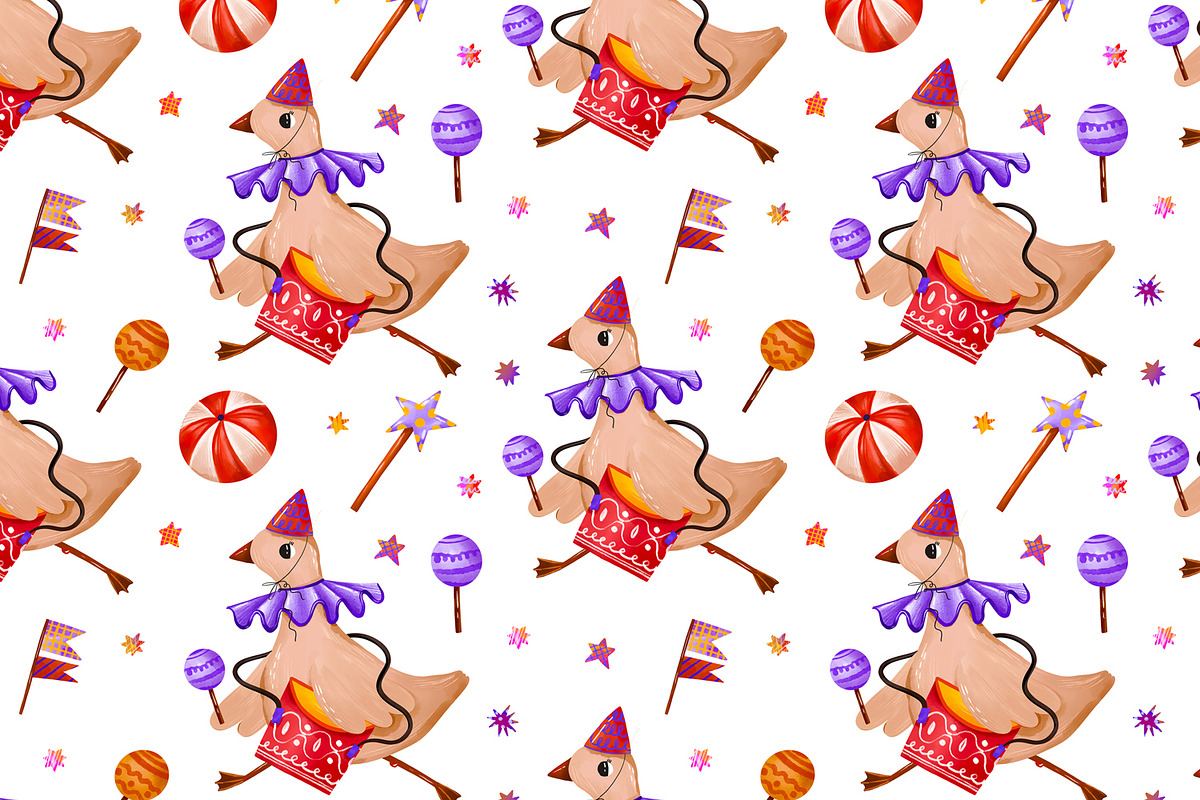 Festive Goose Party Clipart Set, an Animal Illustration by the_myro (Photo 15 of 17)