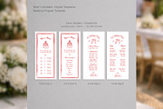 Wedding Program Canva bd002, a Card Template by TyphoonStudio (Thumbnail 3 of 9)