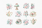 Afternoon Tea, Girls Tea Party, an Object Graphic by Invite to Clipart (Thumbnail 2 of 7)